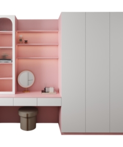 Tủ Quần Áo 3 Buồng MDF Kết Hợp Bàn Trang Điểm Màu 021T (8)