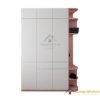 Tủ Quần Áo 3 Cánh Mở MDF Bo Cong Góc Màu 021T (1)