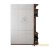 Tủ quần áo 3 cửa mở bo cong góc hiện đại màu 216ZN kích thước 1m6, thiết kế tiện nghi và tiết kiệm không gian.