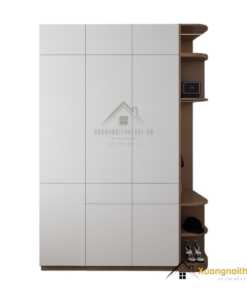 Tủ quần áo 3 cửa mở bo cong góc hiện đại màu 216ZN kích thước 1m6, thiết kế tiện nghi và tiết kiệm không gian.