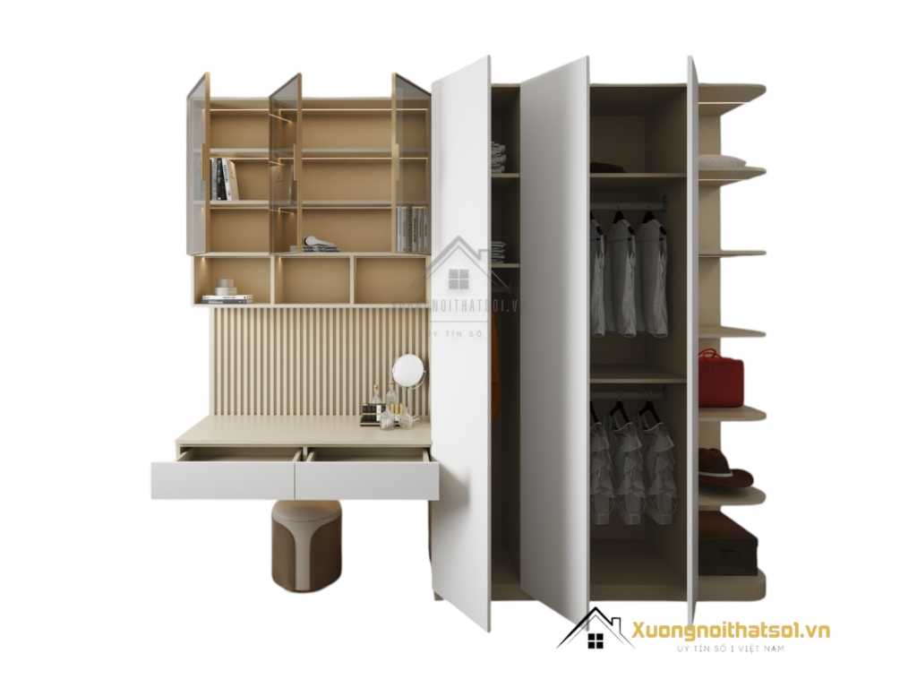 Tủ Quần Áo 4 Buồng kết hợp bàn học, thiết kế hiện đại, màu sắc 220MM phù hợp phòng ngủ Hà Nội Tủ Quần Áo 4 Buồng kết hợp bàn học màu 220MM cho không gian phòng ngủ tiện nghi Tủ Quần Áo 4 Buồng kết hợp bàn học màu 220MM, sản phẩm đa năng cho phòng ngủ tại Hà Nội \#tuquanao #tuquanao4buong #banhoc #phongngu #noithat #tuquanoaohan #tuquanaomau220MM Sản phẩm tủ quần áo 4 buồng kết hợp bàn học màu 220MM phù hợp trang trí phòng ngủ hiện đại, tiện lợi cho học tập và lưu trữ quần áo.