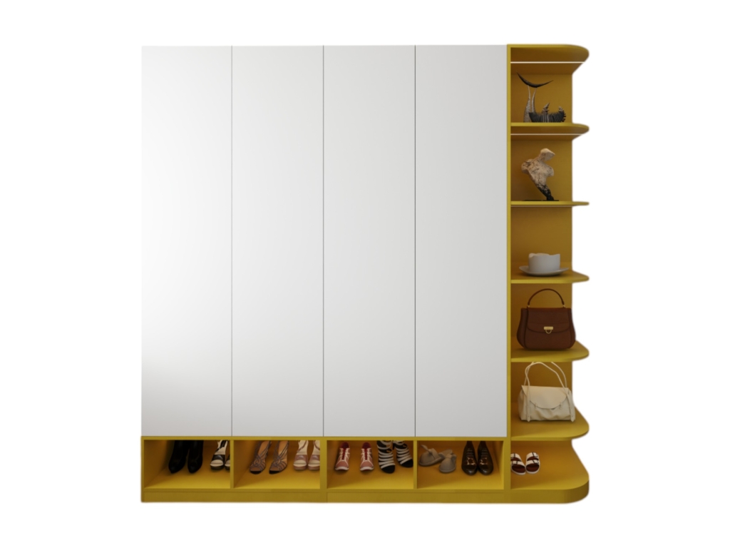 Tủ Quần Áo Bo Cạnh Góc Màu 030PL (10)