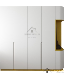 Tủ Quần Áo Bo Cạnh Màu 030PL (1)