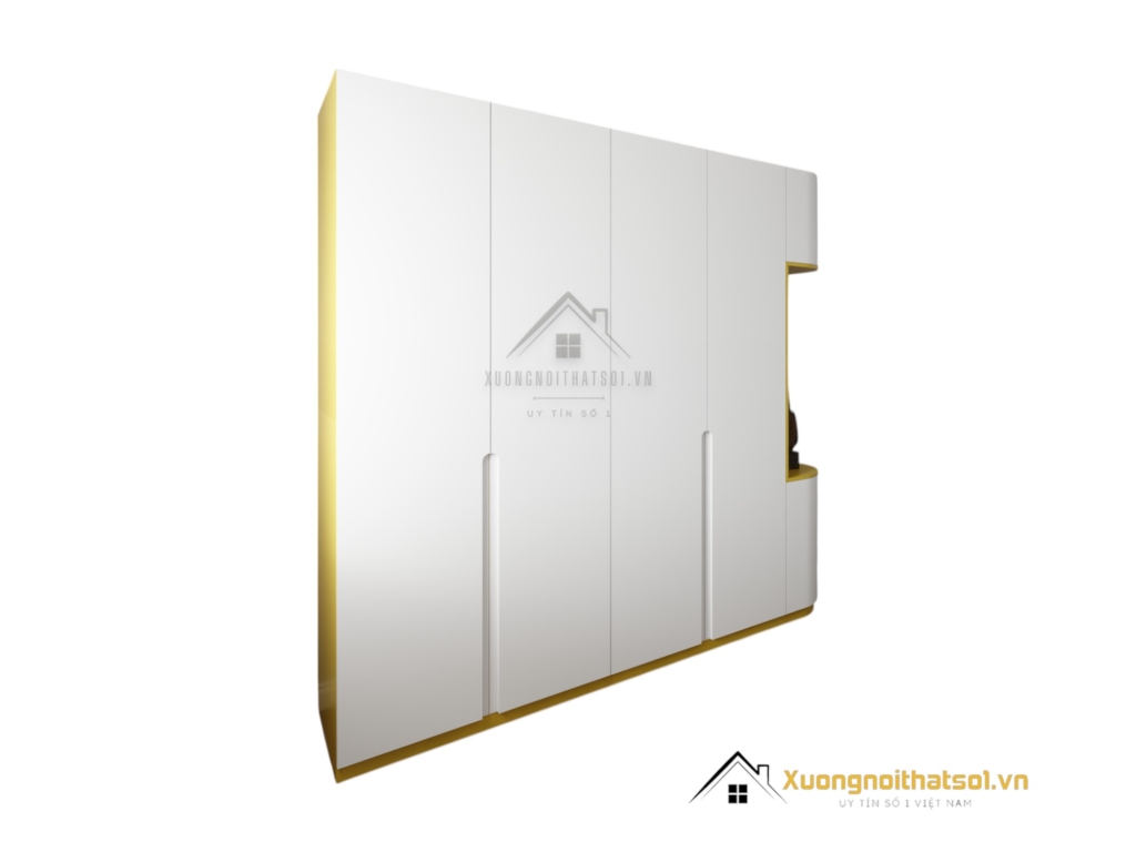 Tủ Quần Áo Bo Cạnh Màu 030PL (5)