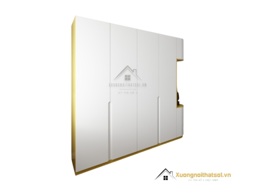 Tủ Quần Áo Bo Cạnh Màu 030PL (5)