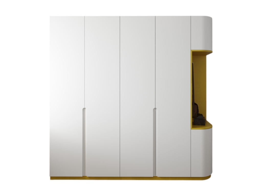 Tủ Quần Áo Bo Cạnh Màu 030PL (6)