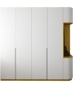 Tủ Quần Áo Bo Cạnh Màu 030PL (6)