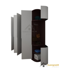 Tủ Quần Áo Bo Cong Chung Cư Đẹp Màu 219ZN (14)