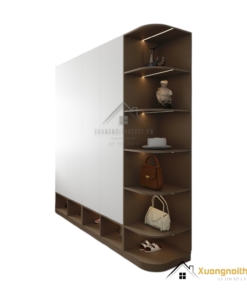 Tủ quần áo bo góc tròn màu 217LU thiết kế hiện đại, sang trọng, với chất liệu gỗ bền đẹp, mang lại không gian lưu trữ tiện ích cho gia đình.