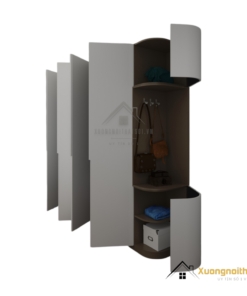 Tủ Quần Áo Bo Tròn Màu 217LU (14)