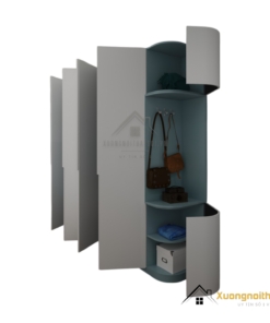 Tủ Quần Áo Cánh Mở Bo Cong Màu 212ZN (16)