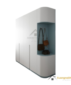 Tủ quần áo cánh mở bo cong màu 212ZN hiện đại, sang trọng, phù hợp nhiều không gian nội thất