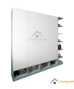 Tủ quần áo cánh mở bo góc cong màu 212ZN thiết kế hiện đại, tiện nghi, phù hợp mọi không gian sống