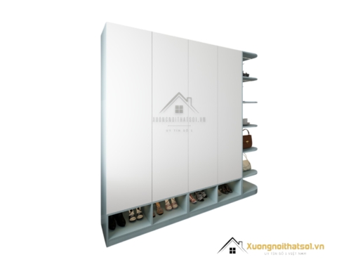 Tủ quần áo cánh mở bo góc cong màu 212ZN thiết kế hiện đại, tiện nghi, phù hợp mọi không gian sống