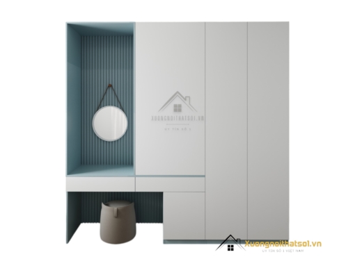 Tủ quần áo cánh mở kết hợp bàn phấn Hà Nội 212ZN sang trọng, tiện nghi