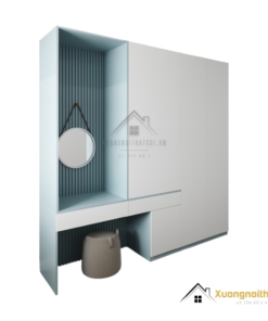 Tủ quần áo cánh mở kết hợp bàn phấn Hà Nội 212ZN sang trọng, tiện nghi