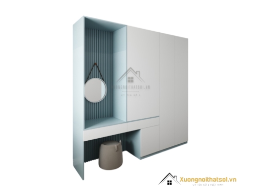 Tủ quần áo cánh mở kết hợp bàn phấn Hà Nội 212ZN sang trọng, tiện nghi