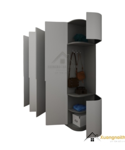 Tủ Quần Áo Cửa Mở Bo Cong Màu 203LU (14)