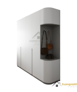 Tủ quần áo cửa mở bo cong màu 203LU với thiết kế hiện đại, tiện dụng, phù hợp mọi không gian sống.