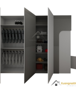 Tủ quần áo cửa mở giá xưởng Hà Nội màu 203LU