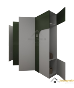 Tủ quần áo cửa mở giá xưởng màu 216ZN hiện đại, chất liệu bền đẹp, phù hợp mọi không gian phòng ngủ