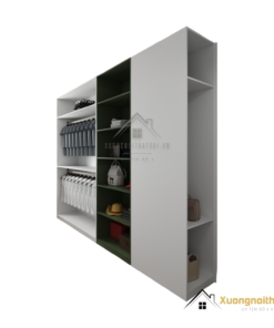 Tủ quần áo cửa mở màu 216ZN kiểu dáng hiện đại, thiết kế giá xưởng tiết kiệm chi phí