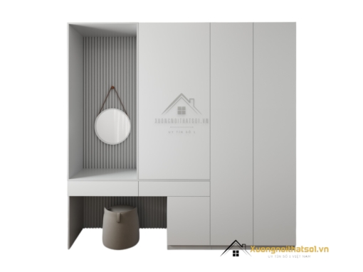 Tủ quần áo cửa mở kết hợp bàn phấn Hà Nội 206ZN sang trọng và tiện nghi