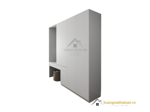 Tủ quần áo cửa mở kết hợp bàn phấn Hà Nội 206ZN sang trọng và tiện nghi