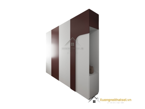 Tủ quần áo giá xưởng đẹp, màu sắc hiện đại, chất liệu bền, thiết kế tối ưu không gian lưu trữ.