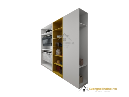 Tủ quần áo giá xưởng Hà Nội màu 030PL thiết kế hiện đại, tiện nghi