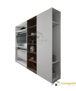 Tủ quần áo gỗ công nghiệp màu 217LU thiết kế hiện đại, giá xưởng tiết kiệm chi phí.