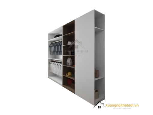 Tủ quần áo gỗ công nghiệp màu 217LU thiết kế hiện đại, giá xưởng tiết kiệm chi phí.