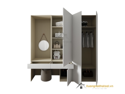 Tủ Quần Áo Kết Hợp Bàn Phấn Đẹp Hà Nội 220MM (10)