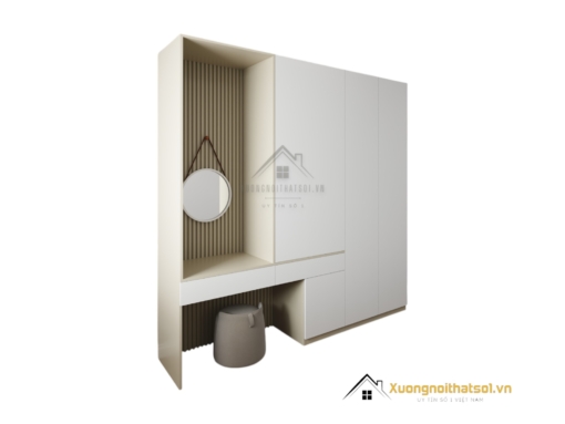 Tủ Quần Áo Kết Hợp Bàn Phấn Đẹp Hà Nội 220MM