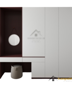 Tủ Quần Áo Kết Hợp Bàn Trang Điểm Đẹp Hà Nội 219ZN