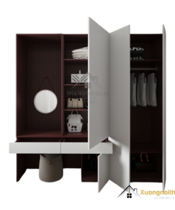 Tủ Quần Áo Kết Hợp Bàn Trang Điểm Đẹp Hà Nội 219ZN (10)