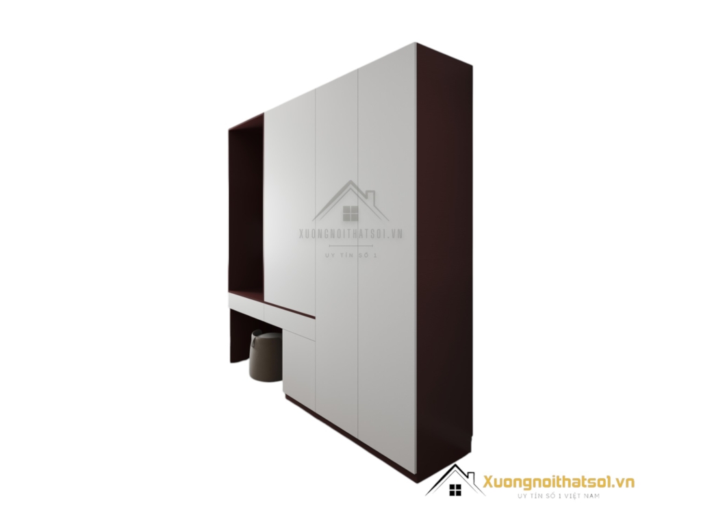 Tủ Quần Áo Kết Hợp Bàn Trang Điểm Đẹp Hà Nội 219ZN (3)