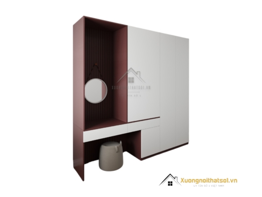 Tủ Quần Áo Kết Hợp Bàn Trang Điểm Đẹp Hà Nội 219ZN