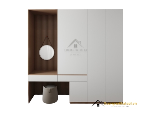Tủ Quần Áo Kết Hợp Bàn Trang Điểm Hà Nội 030PL