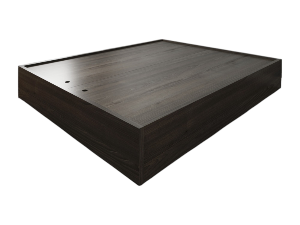 Giường ngủ 1m6 không đầu bằng gỗ công nghiệp màu 413, thiết kế đơn giản, hiện đại