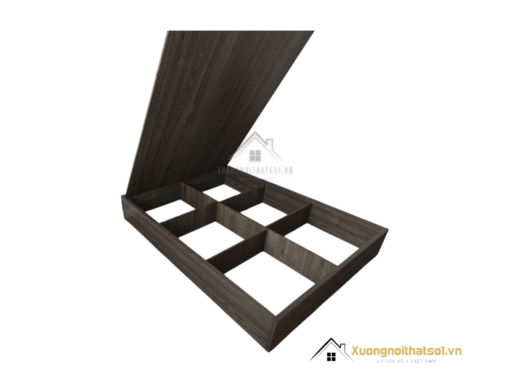 Giường ngủ 1m6 không đầu bằng gỗ công nghiệp màu 413, kiểu dáng hiện đại, chắc chắn phù hợp phòng ngủ nhỏ gọn