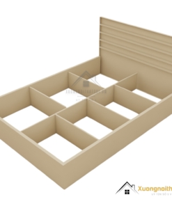 Giường đầu kẻ chỉ giá rẻ 1m2 màu 220 tại Hà Nội phù hợp không gian nhỏ, thiết kế hiện đại.