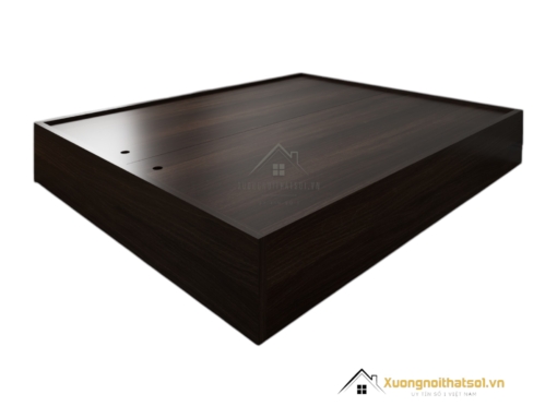 Giường ngủ không đầu 1m6 x 2m màu nâu 407, thiết kế hiện đại, tối giản phù hợp phòng ngủ nhỏ