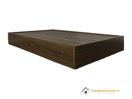 Giường ngủ 1m6 không đầu bằng gỗ công nghiệp màu 612 hiện đại, tiết kiệm không gian, phù hợp nội thất tối giản