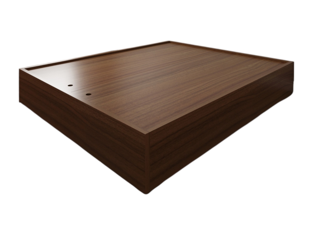 Giường ngủ 1m6 không đầu màu gỗ 031 sang trọng, tiết kiệm không gian, phù hợp phòng ngủ hiện đại