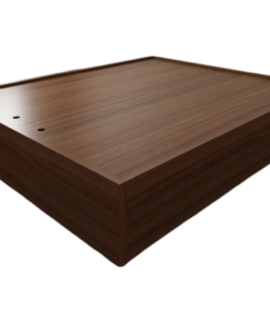 Giường ngủ 1m6 không đầu màu gỗ 031 sang trọng, tiết kiệm không gian, phù hợp phòng ngủ hiện đại