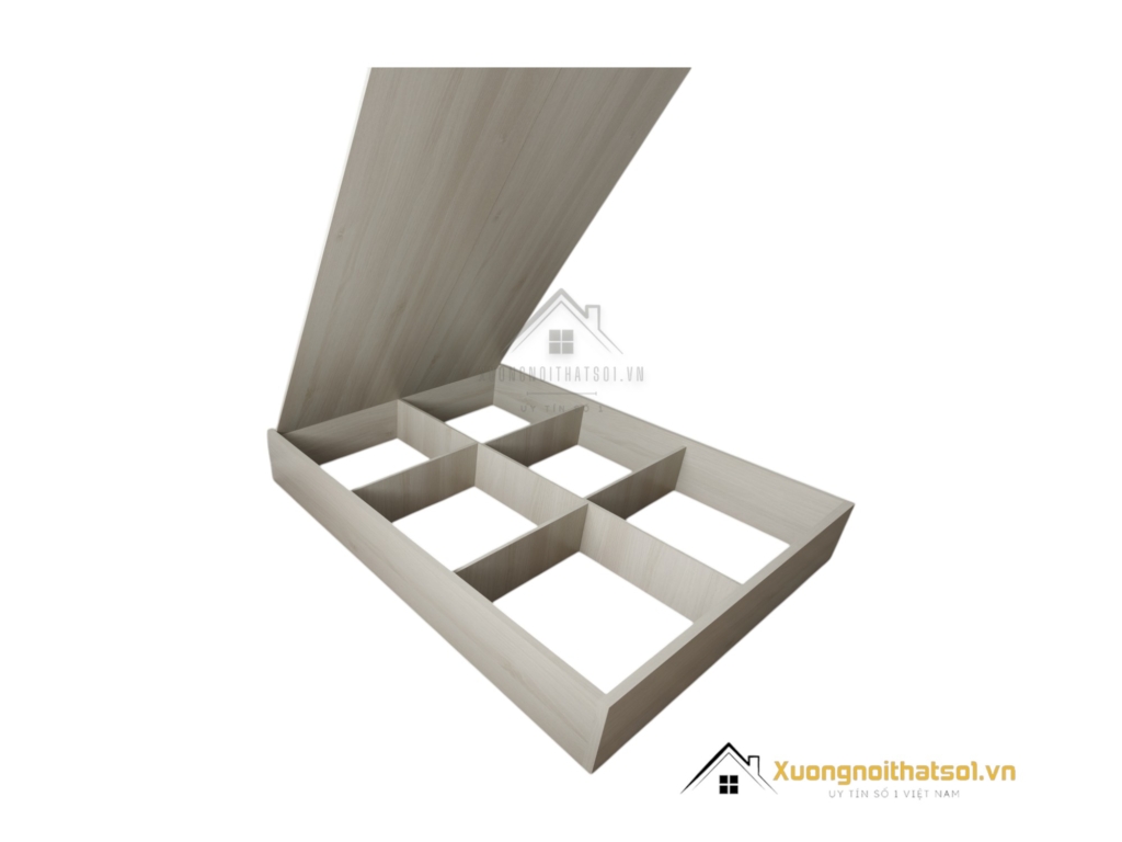 giuong ngu khong dau 1m6 x 2m go mdf mau 501 4