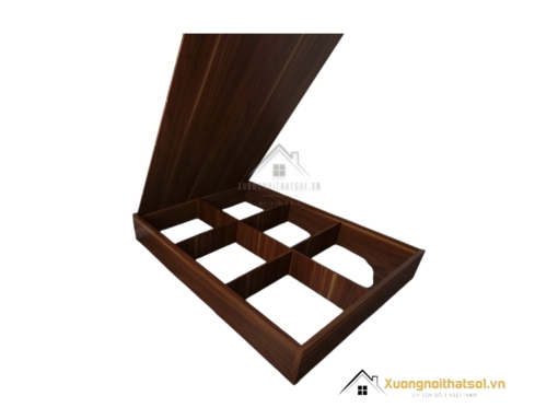 Giường ngủ không đầu 1m6 x 2m màu 335 kiểu dáng hiện đại, tiết kiệm không gian, phù hợp phòng ngủ nhỏ.