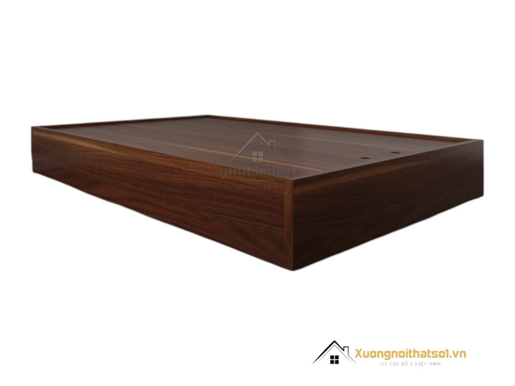 Giường ngủ không đầu 1m6 x 2m màu 335 kiểu dáng hiện đại, thiết kế đơn giản, phù hợp mọi không gian phòng ngủ.