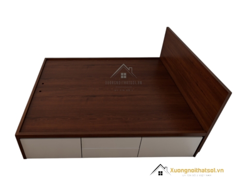 giuong ngu mdf phu melamine co 4 ngan keo mau 414 7